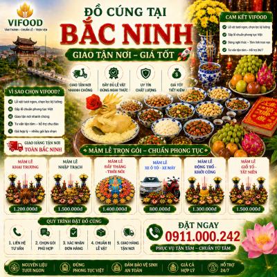 Đặt Mâm Cúng Đầy Tháng Nhanh Gọn – Không Lo Thiếu Lễ Tại Bắc Ninh