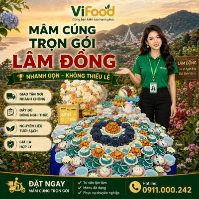 Dịch Vụ Mâm Cúng Đầy Tháng Tại Bảo Lộc - Uy Tín
