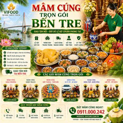 Đặt Mâm Cúng Đầy Tháng Nhanh Gọn – Không Lo Thiếu Lễ Tại Bến Tre