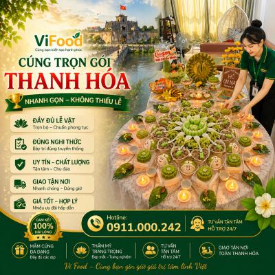 Đặt Mâm Cúng Thôi Nôi Trọn Gói – Giao Nhanh, Đúng Giờ Tại Thanh Hóa