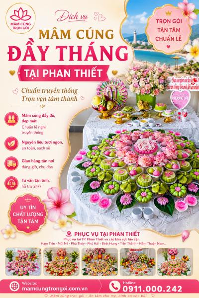 Dịch Vụ Mâm Cúng Đầy Tháng Tại Phan Thiết – Trọn Gói Đẹp Sang, Setup Chuyên Nghiệp