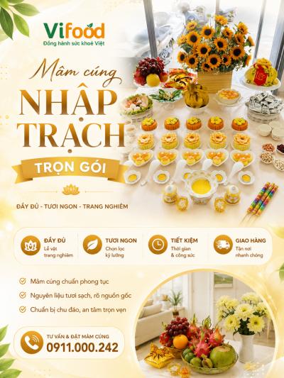 Mâm Cúng Nhập Trạch Trọn Gói Tiện Lợi Cho Gia Đình Hiện Đại Tại Lạng Sơn
