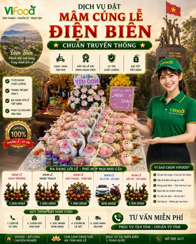 Mâm Cúng Thôi Nôi Đẹp – Tiện Lợi – Tiết Kiệm Chi Phí Tại Điện Biên