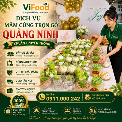 Mâm Cúng Thôi Nôi Đẹp – Tiện Lợi – Tiết Kiệm Chi Phí Tại Quảng Ninh