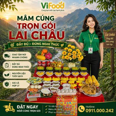 Mâm Cúng Thôi Nôi Lai Châu – Trọn Gói Chuẩn Lễ