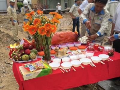 Văn khấn động thổ xây nhà công trình chuẩn đầy đủ