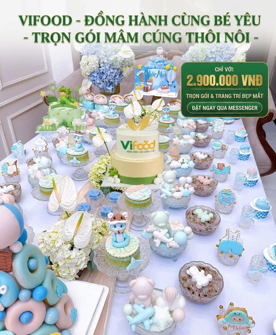 mâm cúng thôi nôi tây ninh