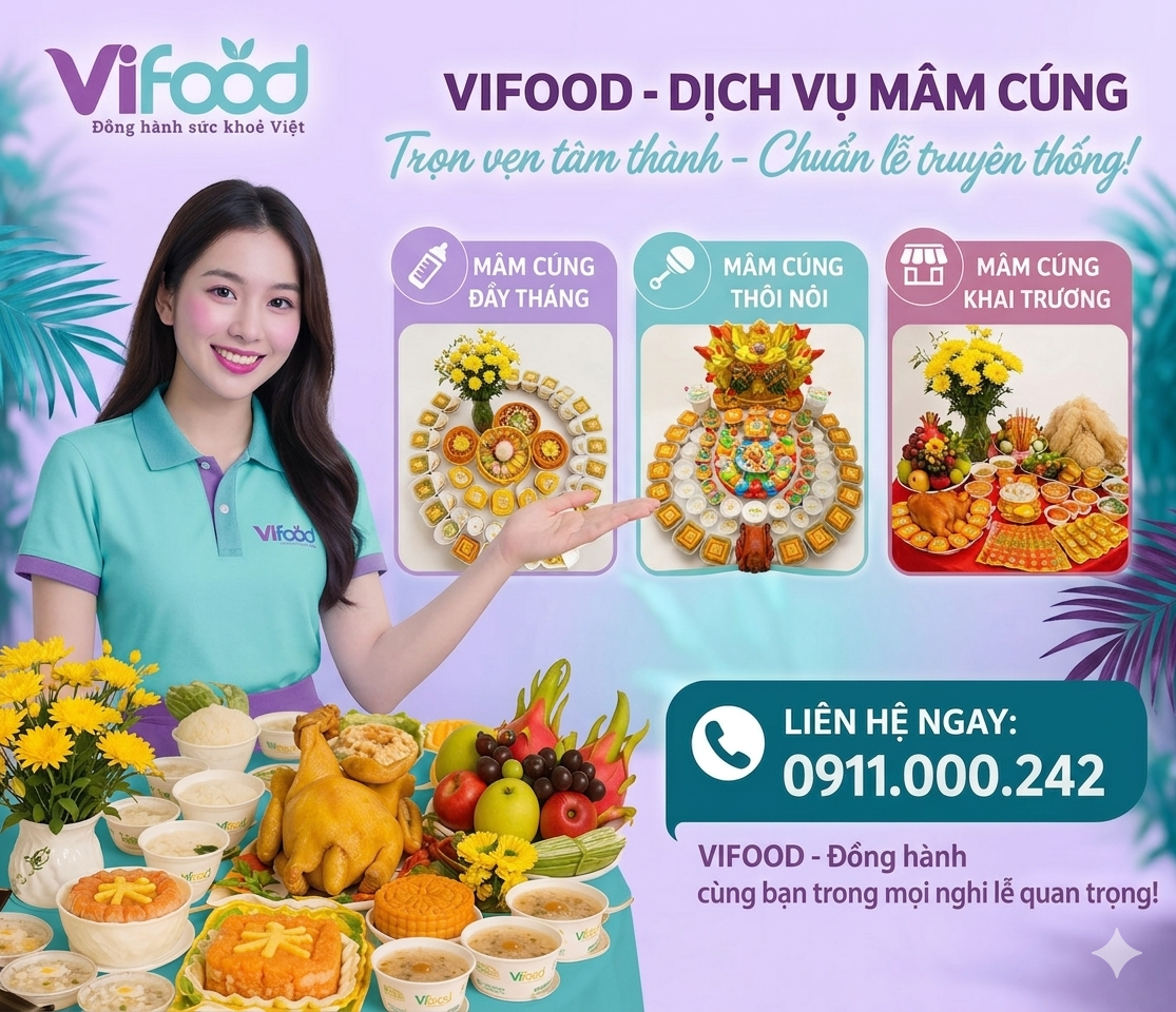 mâm cúng đầy tháng tại buôn mê thuột