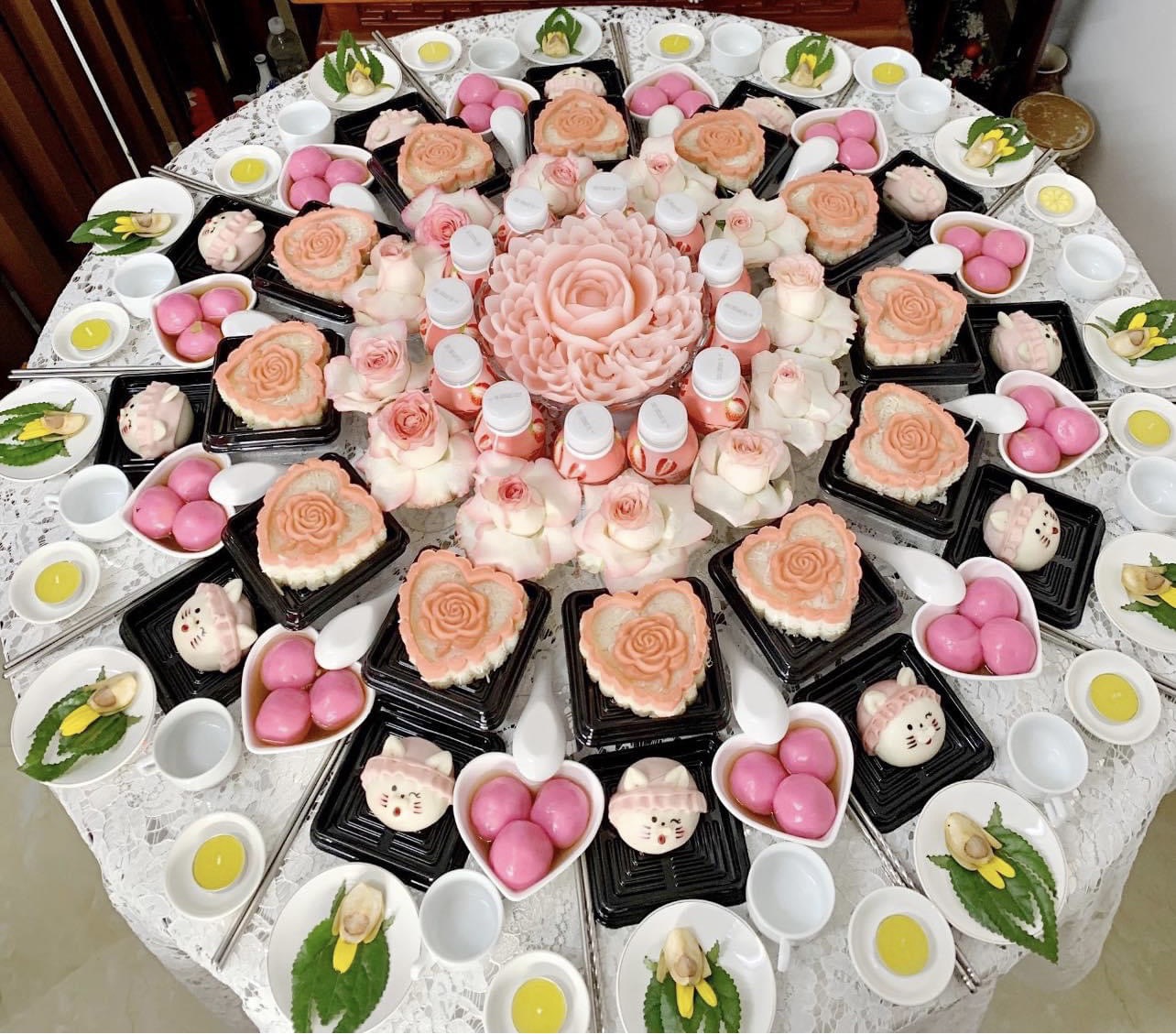 mâm cúng đầy tháng tại sóc trăng