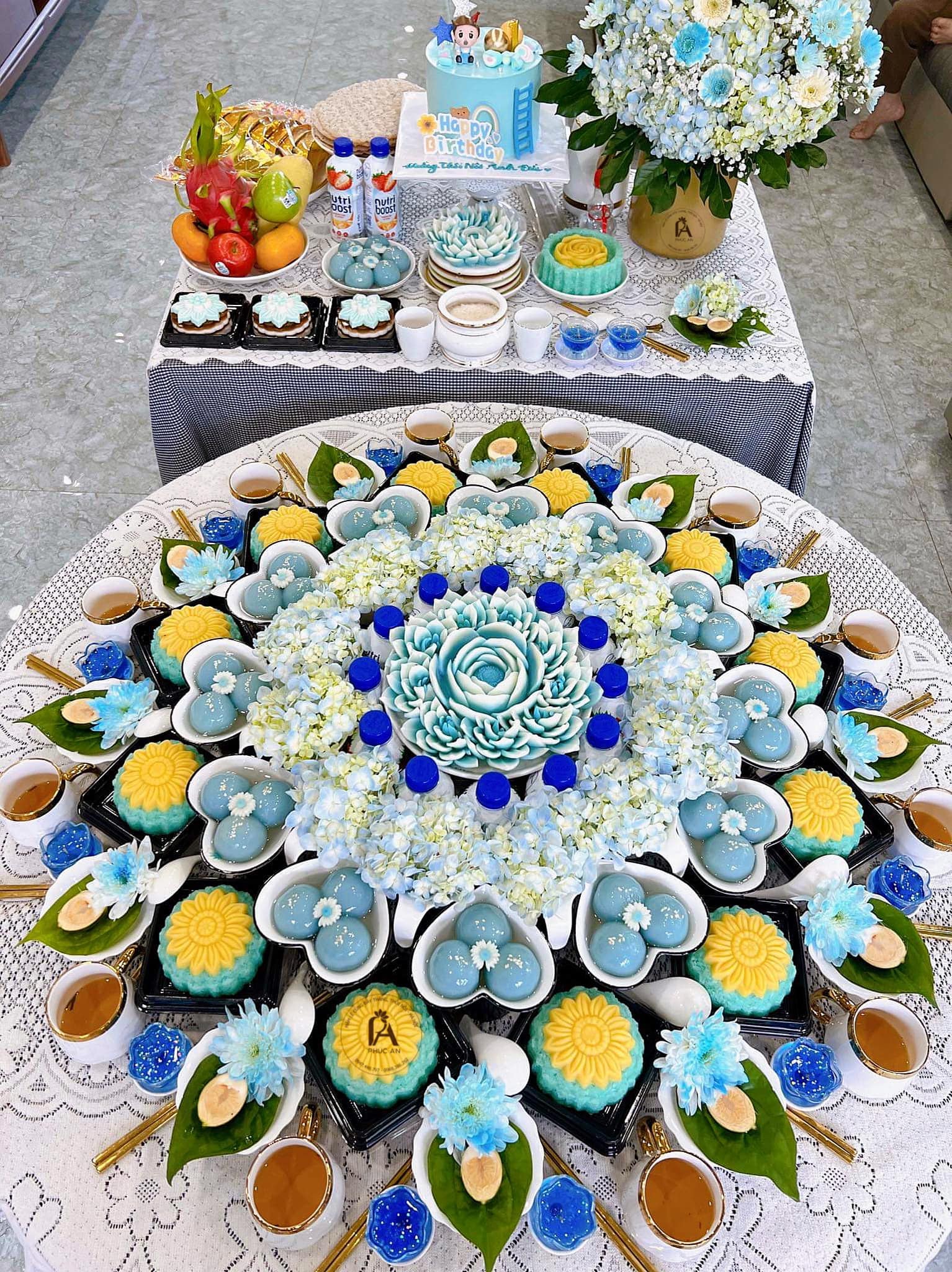 mâm cúng thôi nôi tại cà mau