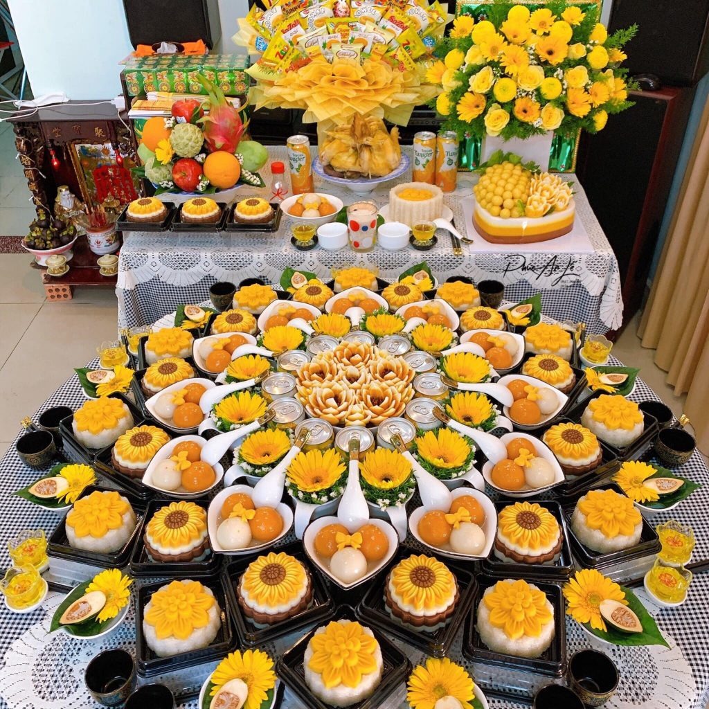 mâm cúng thôi nôi tại tây ninh