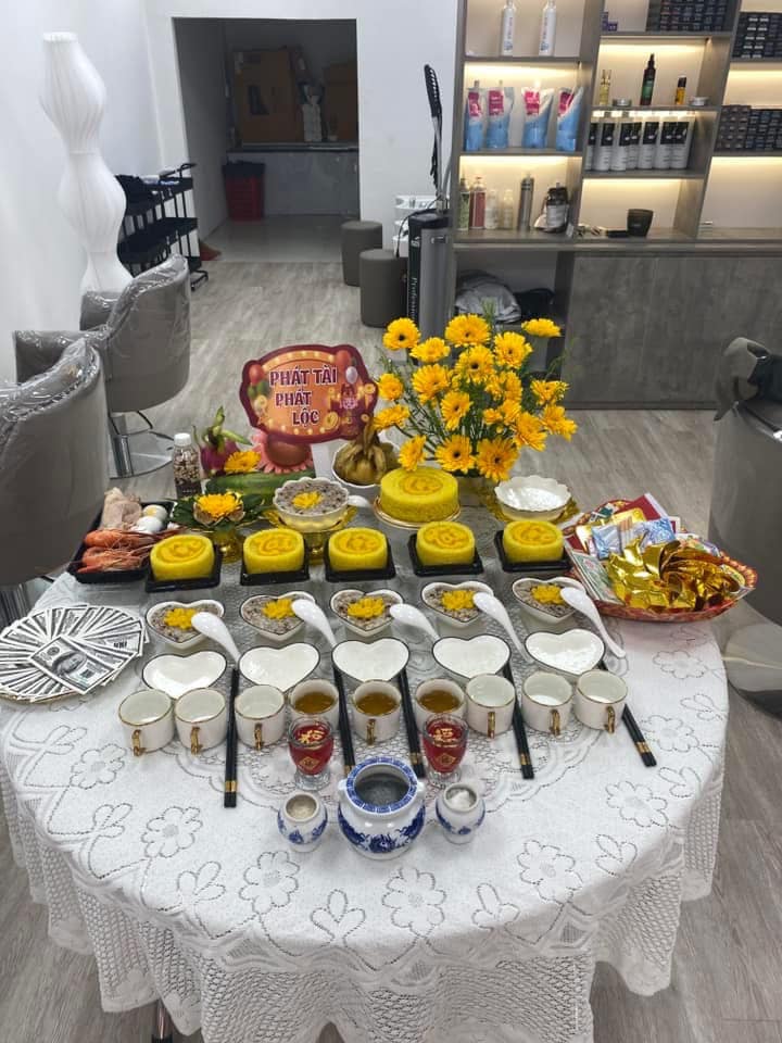 mâm cúng khai trương tại quảng trị