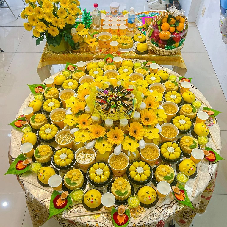 mâm cúng thôi nôi tại tiền giang