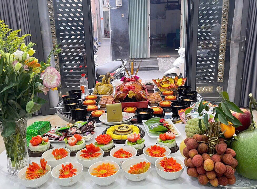 mâm cúng khai trương tại sóc trăng