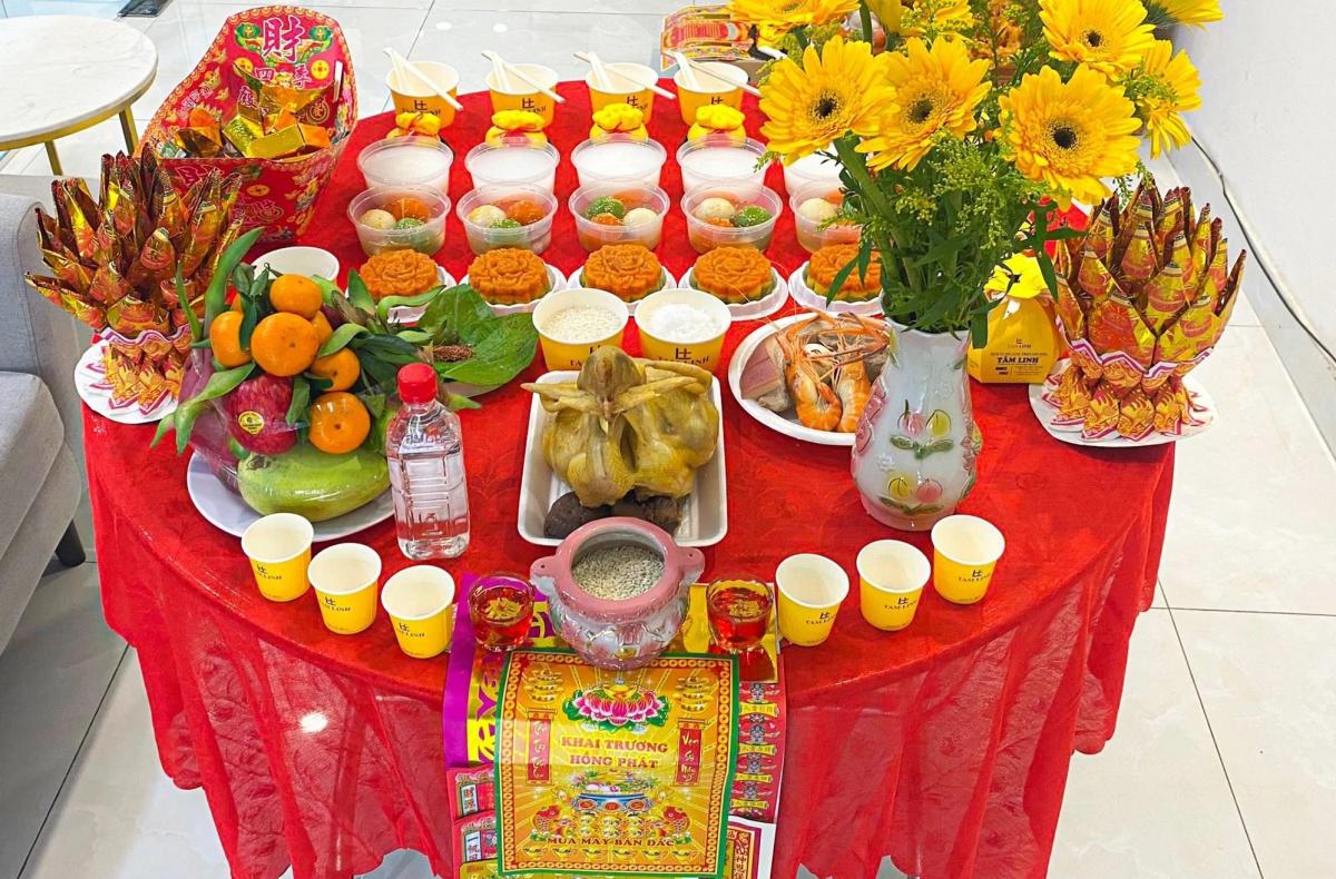 mâm cúng động thổ tại tây ninh